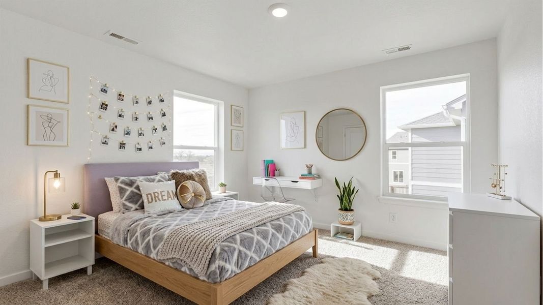 Furnished interior view inside a new home in Granary, Johnstown (Image 10).