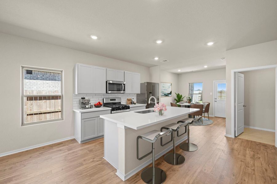 Furnished interior view inside a new home in Creekhaven, Rosharon (Image 12).