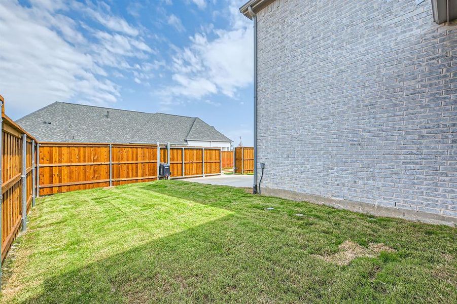 View of yard featuring a patio area