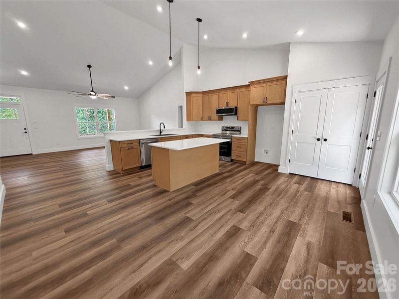 Furnished interior view inside a new home in , Forest City (Image 6).