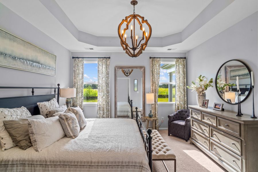 Representative furnished interior of a home built from the The Cherry Grove by Chesapeake Homes in The Willows, Loris (Image 18).