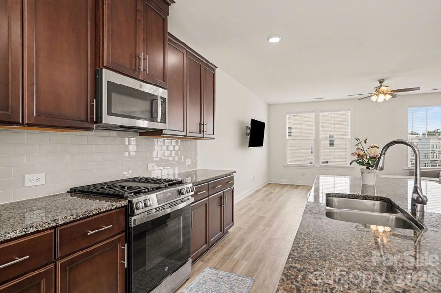Furnished interior view inside a new home in Christenbury Greene, Concord (Image 11).