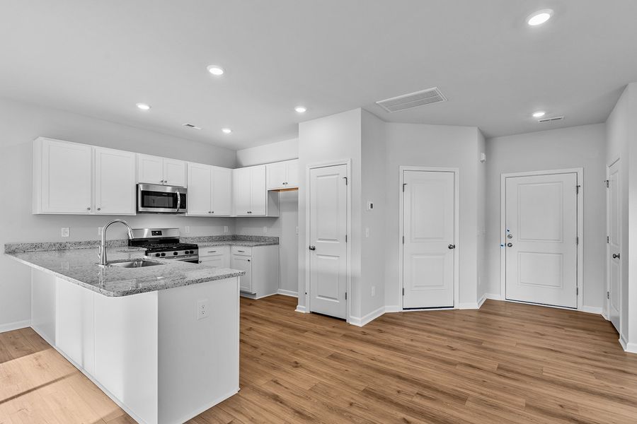 Furnished interior view inside a new home in Hanes Lake, Winston-Salem (Image 12). Furnished interior view inside a new home in Hanes Lake, Winston-Salem (Image 12).