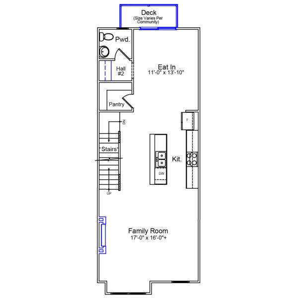2D floor plan layout of this home in Nichols Landing, Charlotte, NC (Image 3). 2D floor plan layout of this home in Nichols Landing, Charlotte, NC (Image 3).