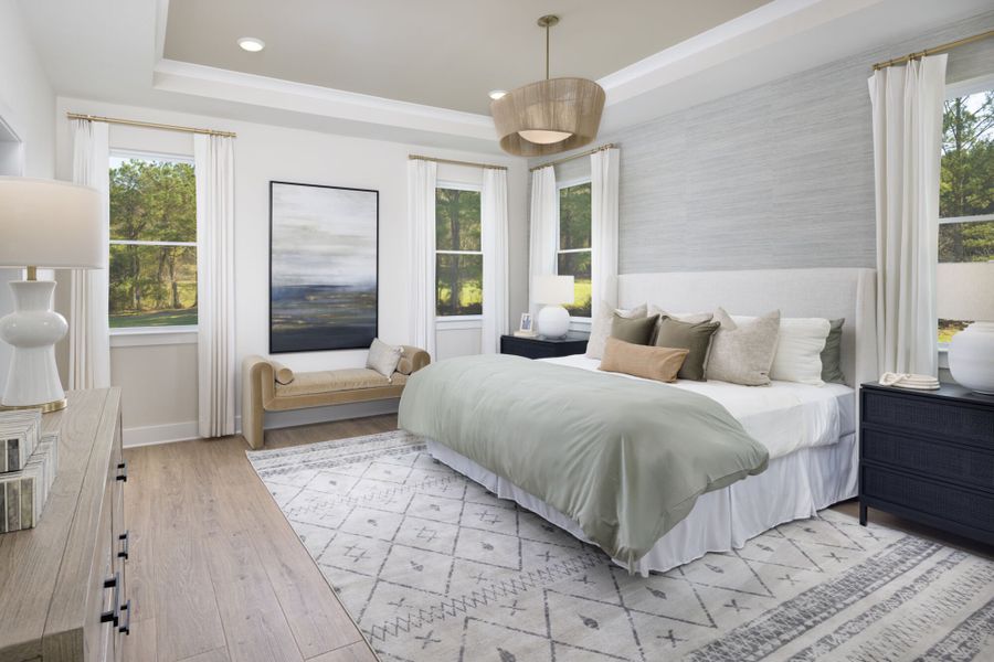 Representative furnished interior of a home built from the Glades by Mattamy Homes in Bloom, Fuquay Varina (Image 25).