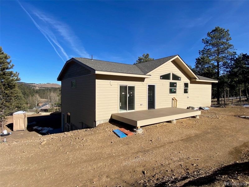 In-progress construction of a new home in , Bailey, CO (Image 5).