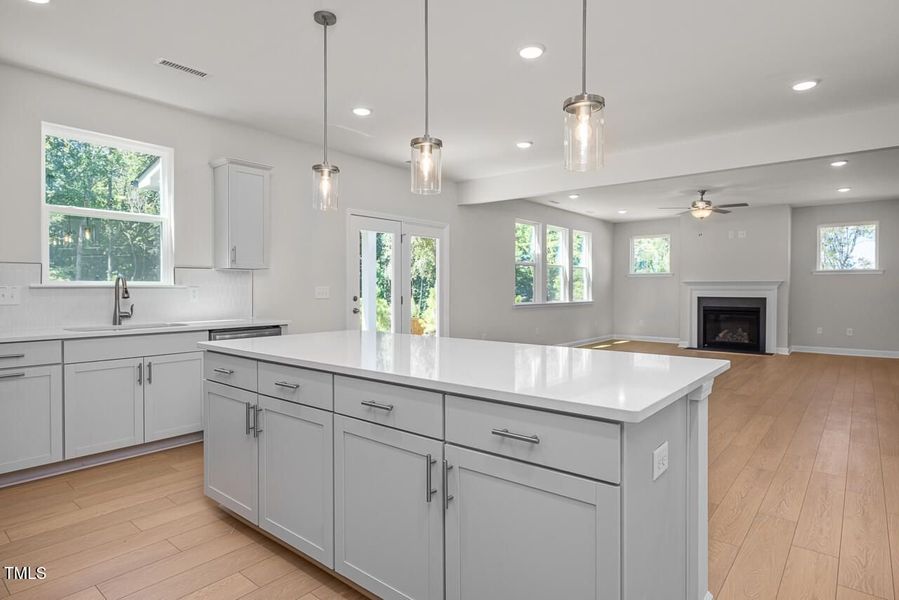 Furnished interior view inside a new home in Sage on North Main, Wake Forest (Image 7).