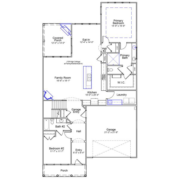 2D floor plan layout of this home in Arcadia, Myrtle Beach, SC (Image 4).