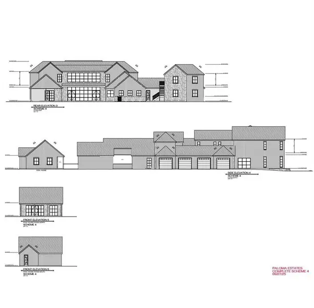 Exterior rendering of this home design in , Argyle, TX (Image 3).