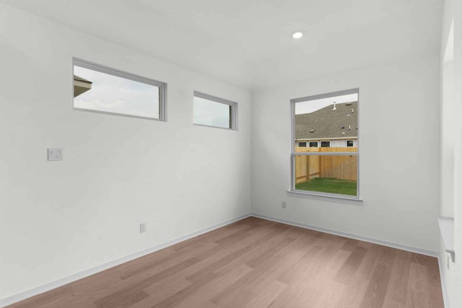 Spacious, unfurnished interior of a new home in Parkside on the River, Georgetown (Image 57).