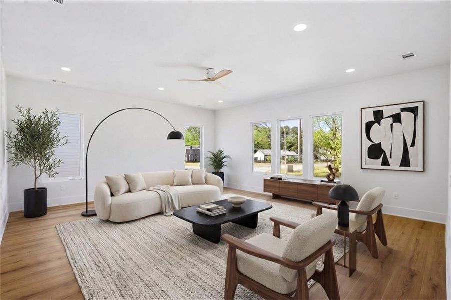 Furnished interior view inside a new home in , Duluth (Image 58).