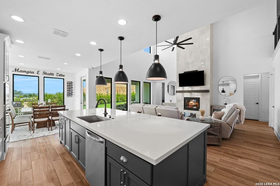 Furnished interior view inside a new home in Esperanza, Boerne (Image 8).
