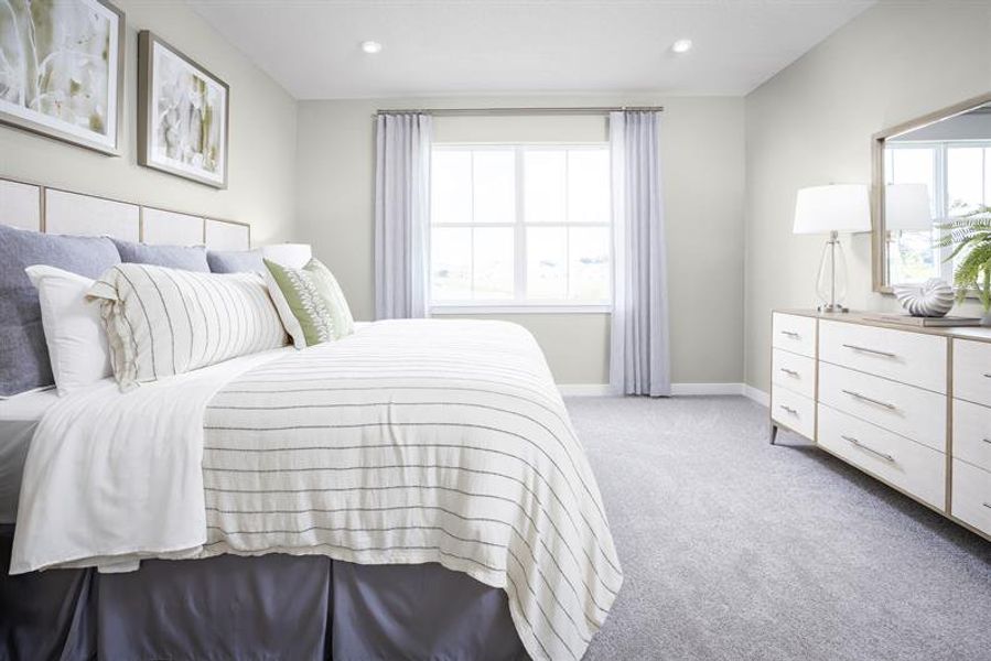 Representative furnished interior of a home built from the Brooks by Ryan Homes in Silver Oaks, Port St. Lucie (Image 9).
