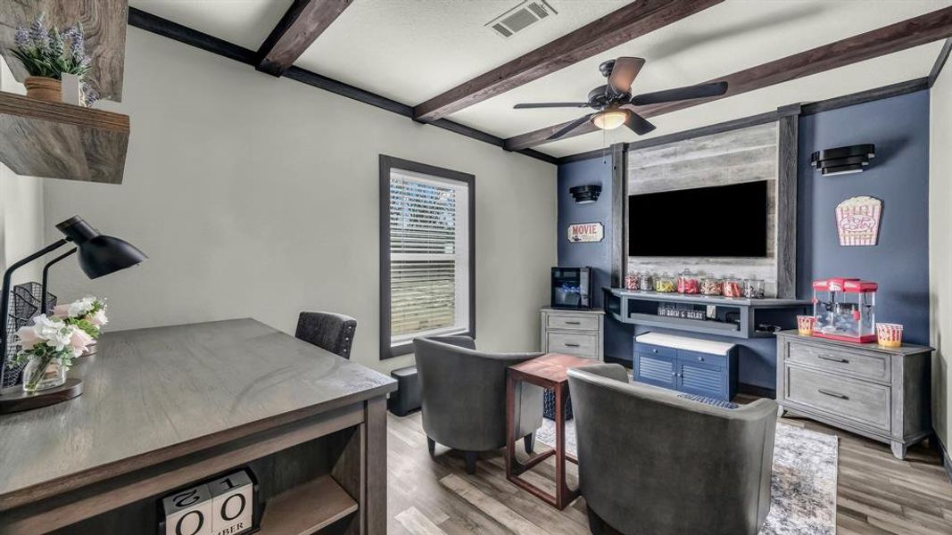 Furnished interior view inside a new home in , Comanche (Image 15).