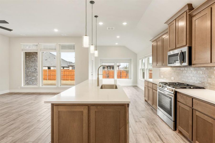 Furnished interior view inside a new home in Timberbrook, Justin (Image 16). Furnished interior view inside a new home in Timberbrook, Justin (Image 16).