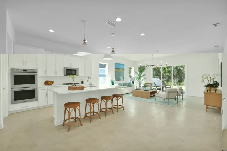 Representative furnished interior of a home built from the Eliza by Riverside Homes in Sagebrush at EverRange, Jacksonville (Image 11).
