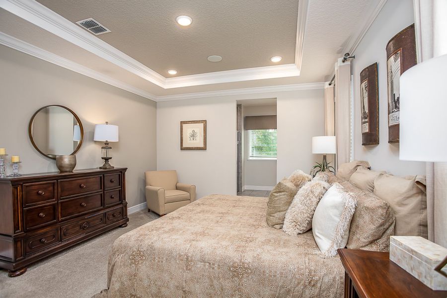 Furnished interior view inside a new home in Vero Lake Estates, Vero Beach (Image 18).
