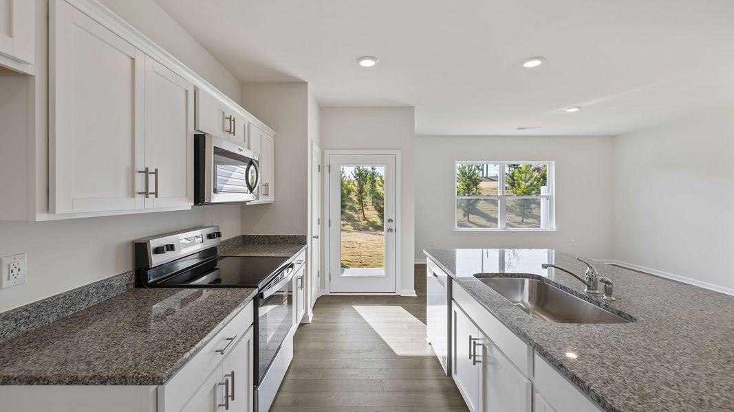 Furnished interior view inside a new home in Brookside Ridge Townhomes, Greer (Image 9).
