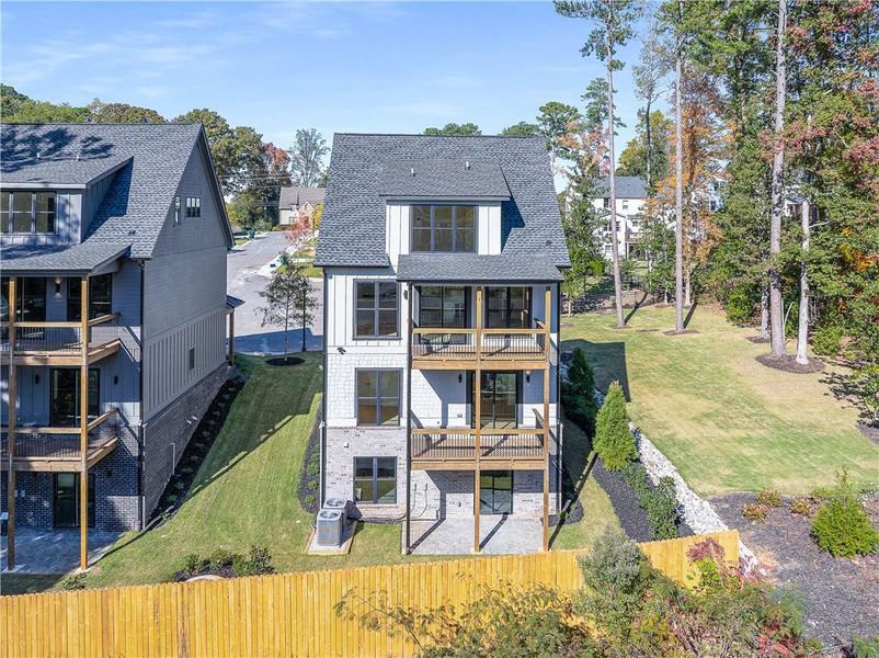 Exterior details and patio area of a home in , Smyrna (Image 3).