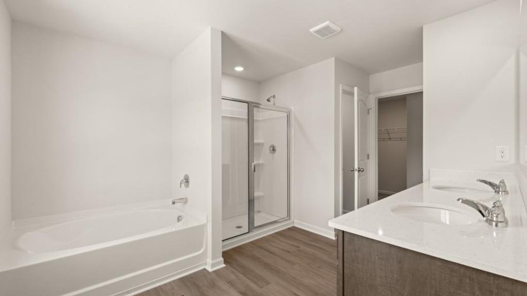 Furnished interior view inside a new home in Falcon Landing Townhomes, Gainesville (Image 5).