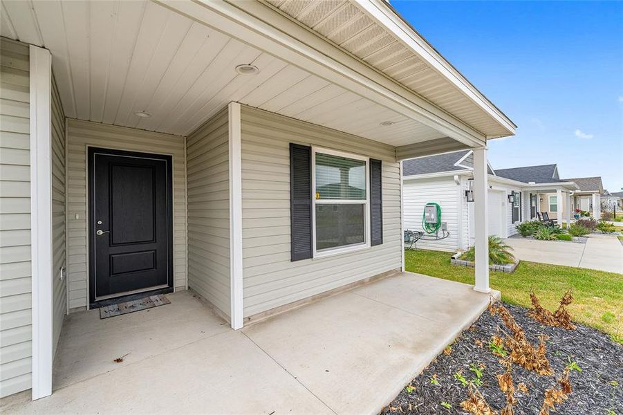 Exterior details and patio area of a home in , The Villages (Image 18). Exterior details and patio area of a home in , The Villages (Image 18).