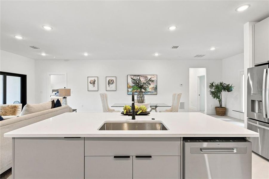 Furnished interior view inside a new home in , Port Charlotte (Image 8). Furnished interior view inside a new home in , Port Charlotte (Image 8).