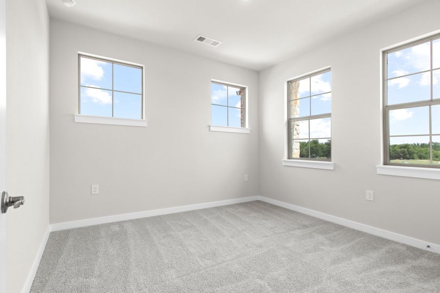 Spacious, unfurnished interior of a new home in The Tribute, The Colony (Image 42).