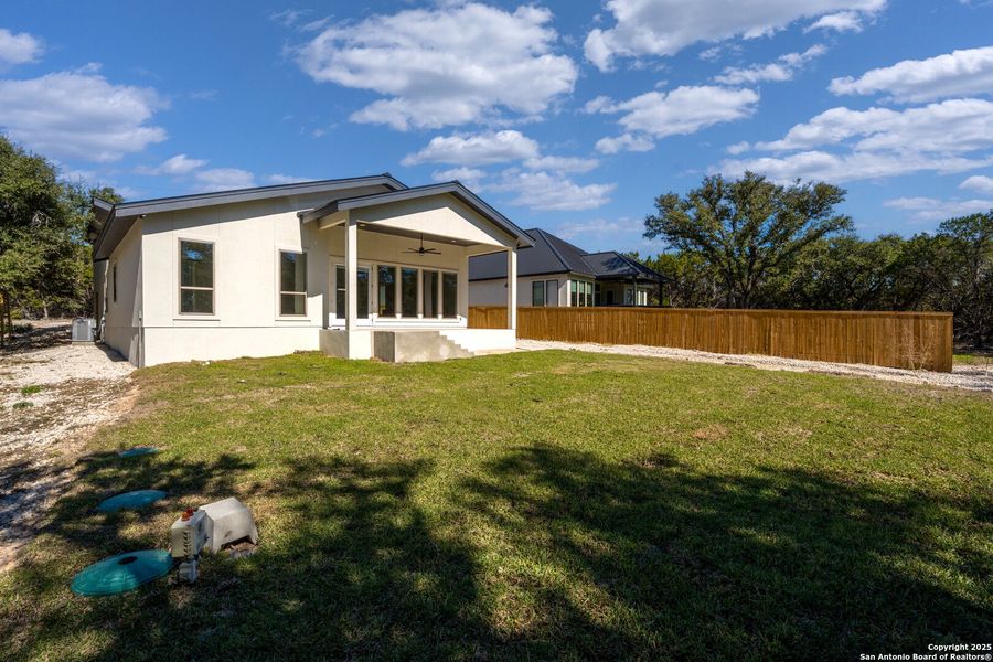 Exterior details and patio area of a home in , Spring Branch (Image 20).