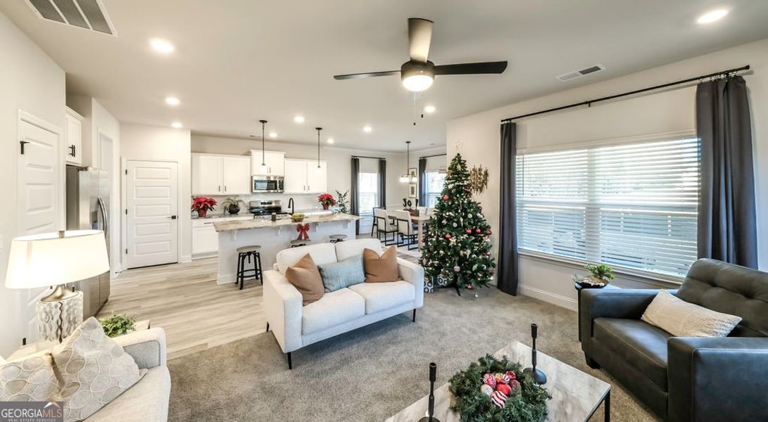 Furnished interior view inside a new home in Canterbury Villas, Carrollton (Image 9).