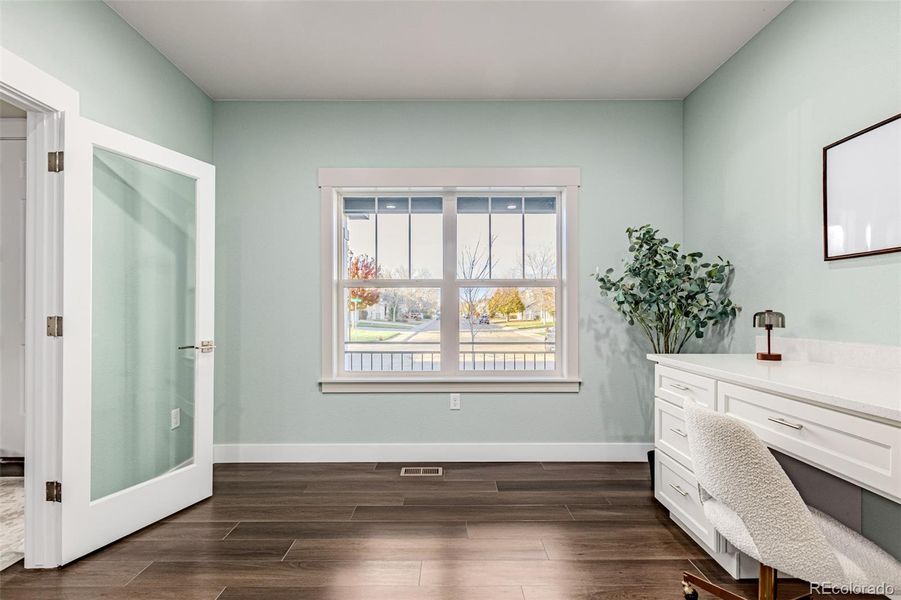 Furnished interior view inside a new home in , Firestone (Image 36).