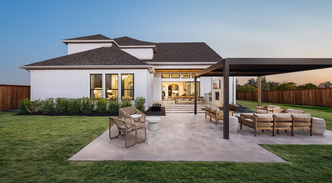 Representative exterior details of a home built from the 561A by Britton Homes in Walsh, Aledo (Image 3). Representative exterior details of a home built from the 561A by Britton Homes in Walsh, Aledo (Image 3).