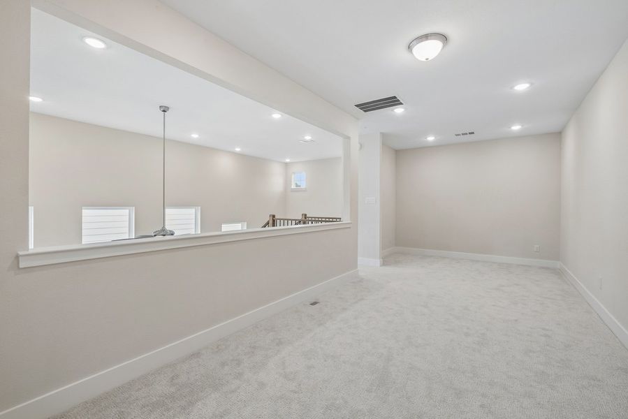 Representative unfurnished interior of a home built from the Park Place by Landon Homes in Fields - East Village, Frisco (Image 28). Representative unfurnished interior of a home built from the Park Place by Landon Homes in Fields - East Village, Frisco (Image 28).