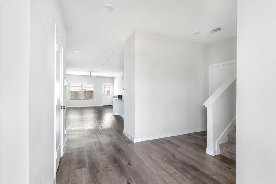 Spacious, unfurnished interior of a new home in Barrett Crossing, Crosby (Image 30). Spacious, unfurnished interior of a new home in Barrett Crossing, Crosby (Image 30).