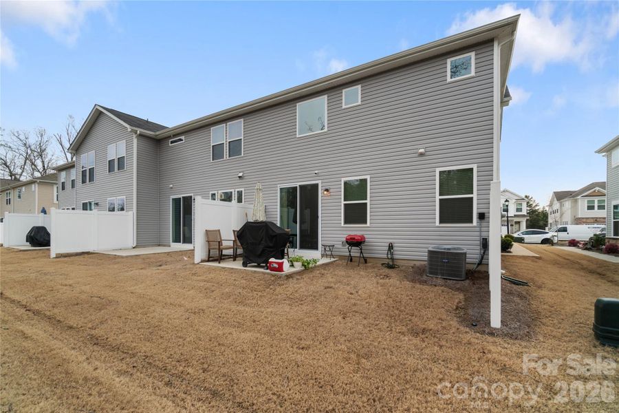 Exterior details and patio area of a home in , Charlotte (Image 3).