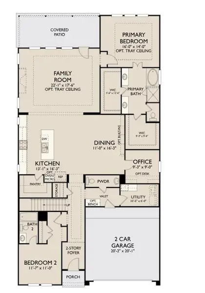 2D floor plan layout of this home in Oakwood Estates, Waller, TX (Image 3). 2D floor plan layout of this home in Oakwood Estates, Waller, TX (Image 3).