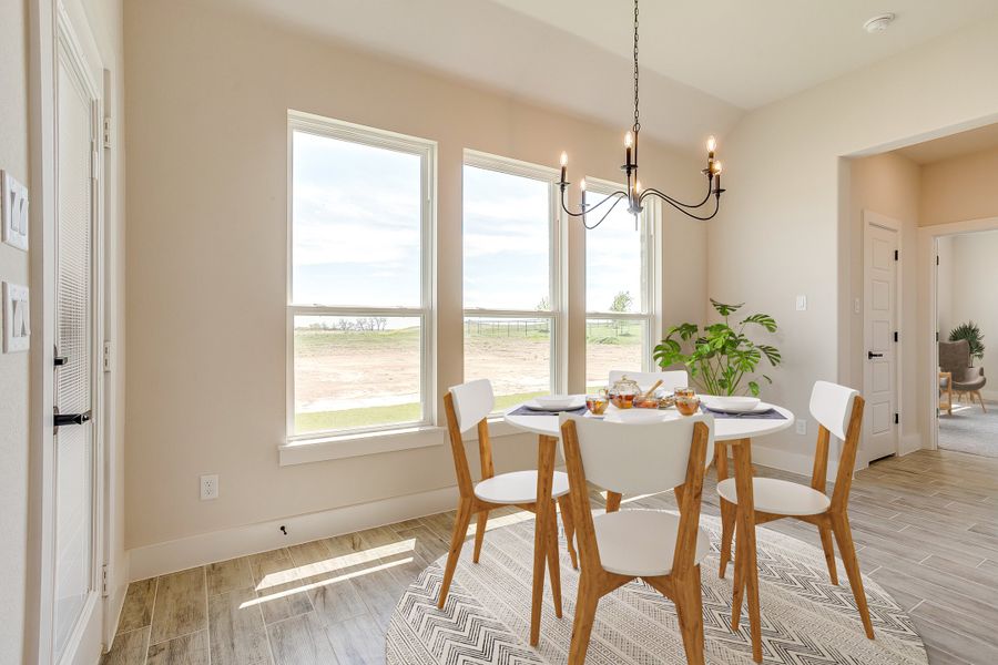 Representative furnished interior of a home built from the The Lily by Kenmark Homes in Rocky Top Ranch, Reno (Image 6). Representative furnished interior of a home built from the The Lily by Kenmark Homes in Rocky Top Ranch, Reno (Image 6).