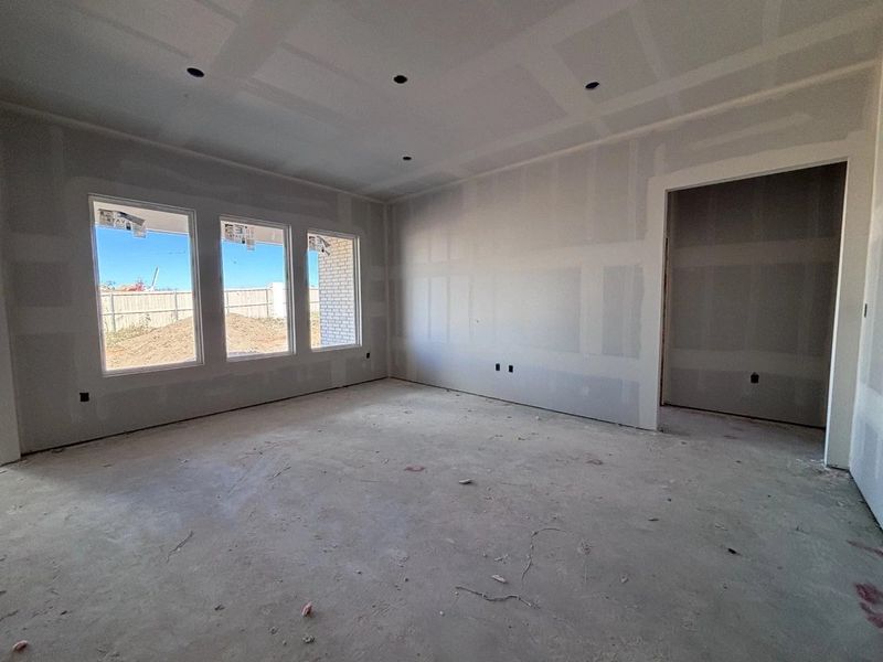 In-progress construction of a new home in The Colony 50s, Bastrop, TX (Image 14).