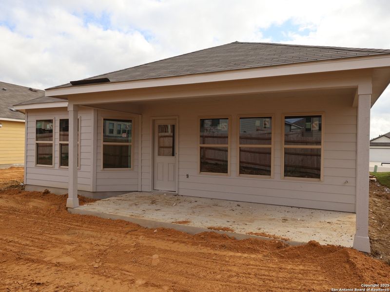 Exterior details and patio area of a home in Greenspoint Heights, Seguin (Image 3). Exterior details and patio area of a home in Greenspoint Heights, Seguin (Image 3).