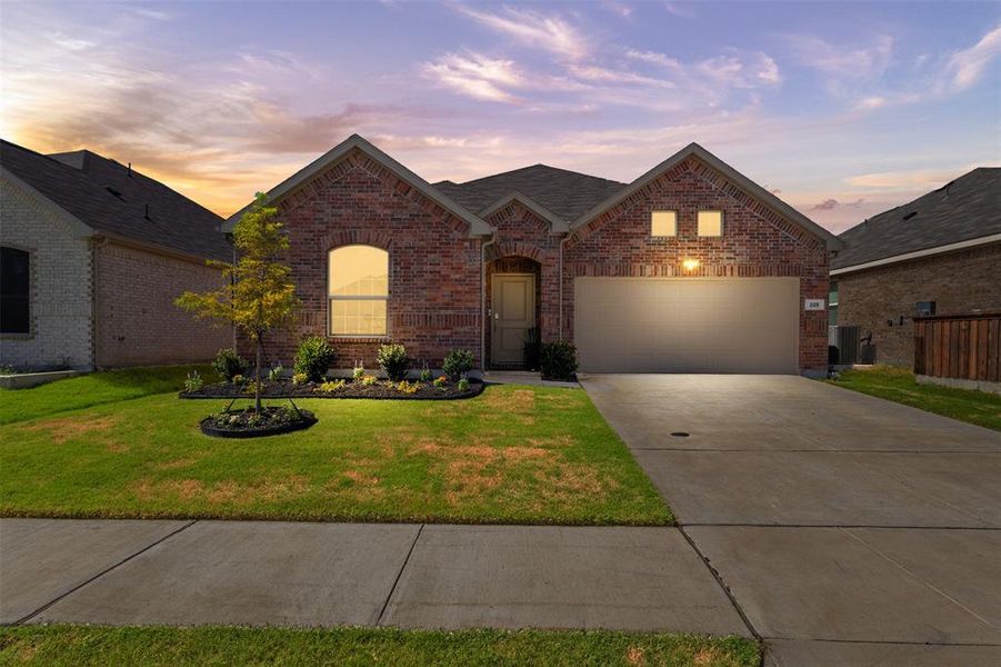 Front exterior of a new home in Bridgewater, Princeton, TX, highlighting curb appeal (Image 22).