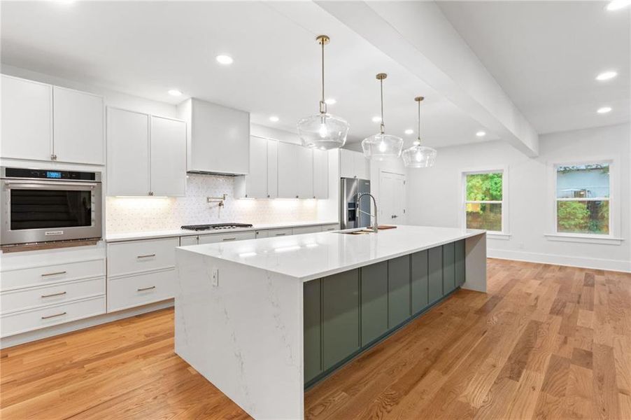 Furnished interior view inside a new home in , Atlanta (Image 4).