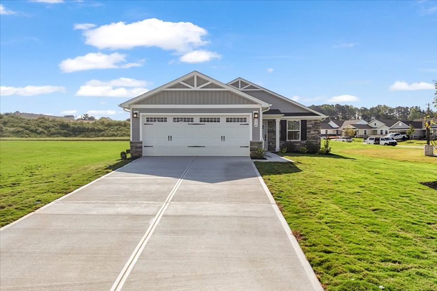 Front exterior of a home in the Garrison Farms community, located in Seneca, SC (Image 10).