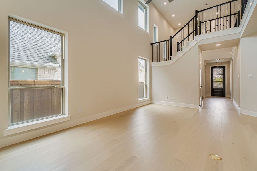 Spacious, unfurnished interior of a new home in The Tribute - Westbury 41s, The Colony (Image 26). Spacious, unfurnished interior of a new home in The Tribute - Westbury 41s, The Colony (Image 26).