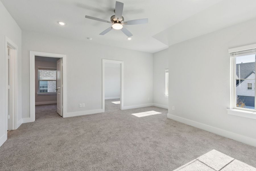 Representative unfurnished interior of a home built from the Statler by Centre Living Homes in Painted Tree Woodland West, McKinney (Image 25). Representative unfurnished interior of a home built from the Statler by Centre Living Homes in Painted Tree Woodland West, McKinney (Image 25).