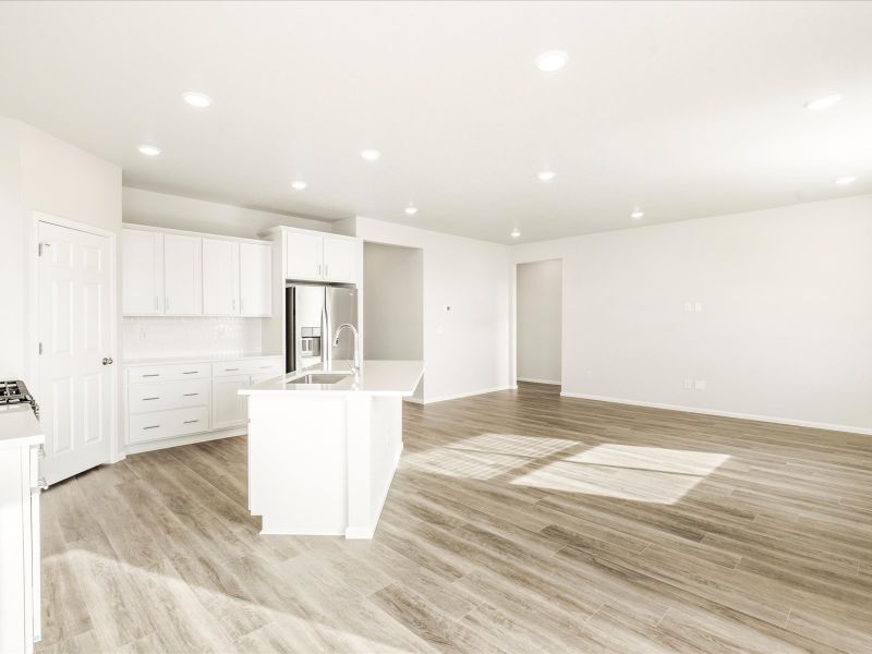 The Red Feather interior image taken at a Meritage Homes community in Colorado Springs, CO.