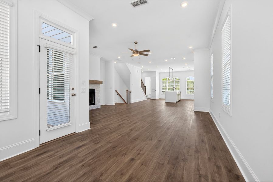 Representative unfurnished interior of a home built from the The Grayson III by The Providence Group in Waterhaven, Cumming (Image 25). Representative unfurnished interior of a home built from the The Grayson III by The Providence Group in Waterhaven, Cumming (Image 25).