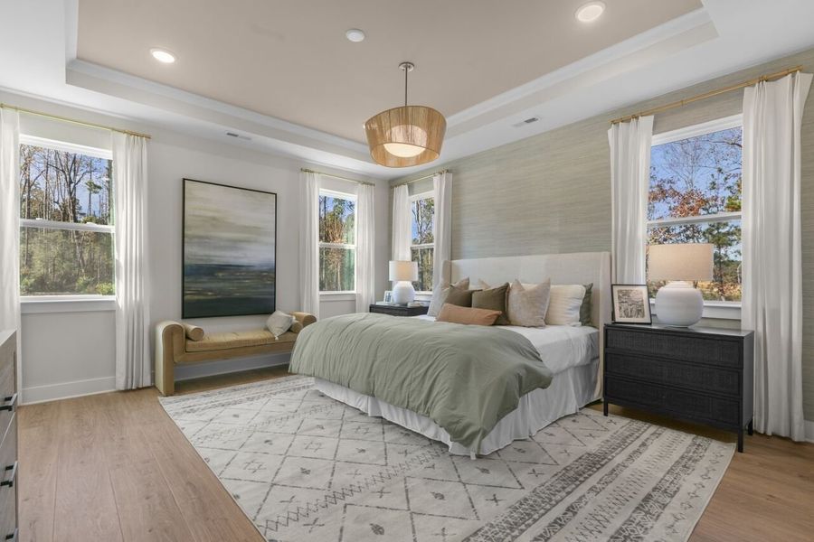 Representative furnished interior of a home built from the Glades by Mattamy Homes in Providence Creek, Fuquay Varina (Image 25).