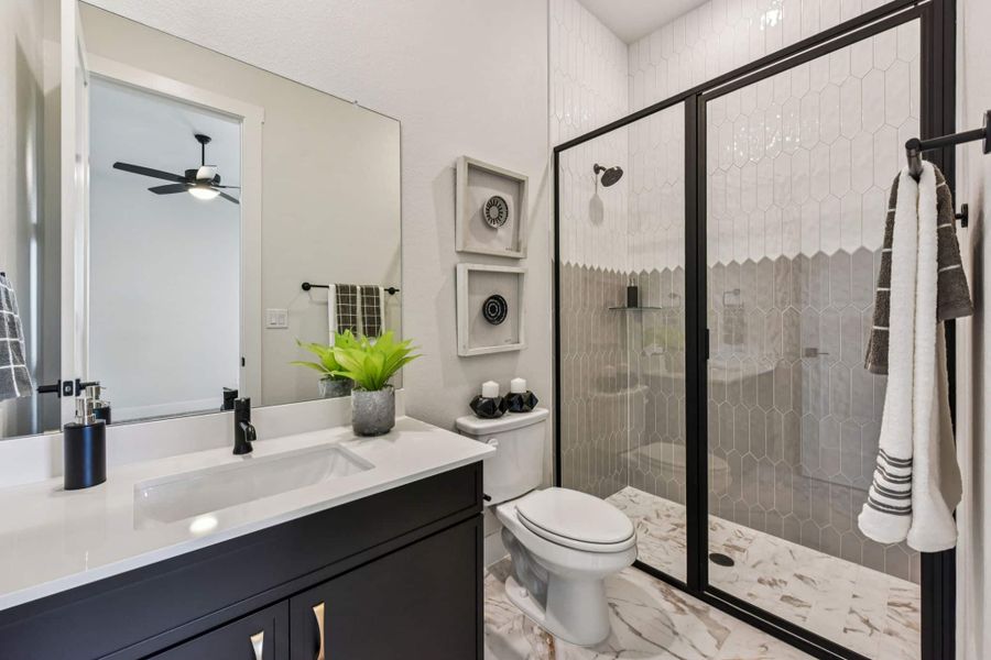 Furnished interior view inside a new home in Feathergrass, Florence (Image 56).