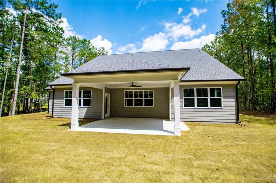 Exterior details and patio area of a home in , Douglasville (Image 37).
