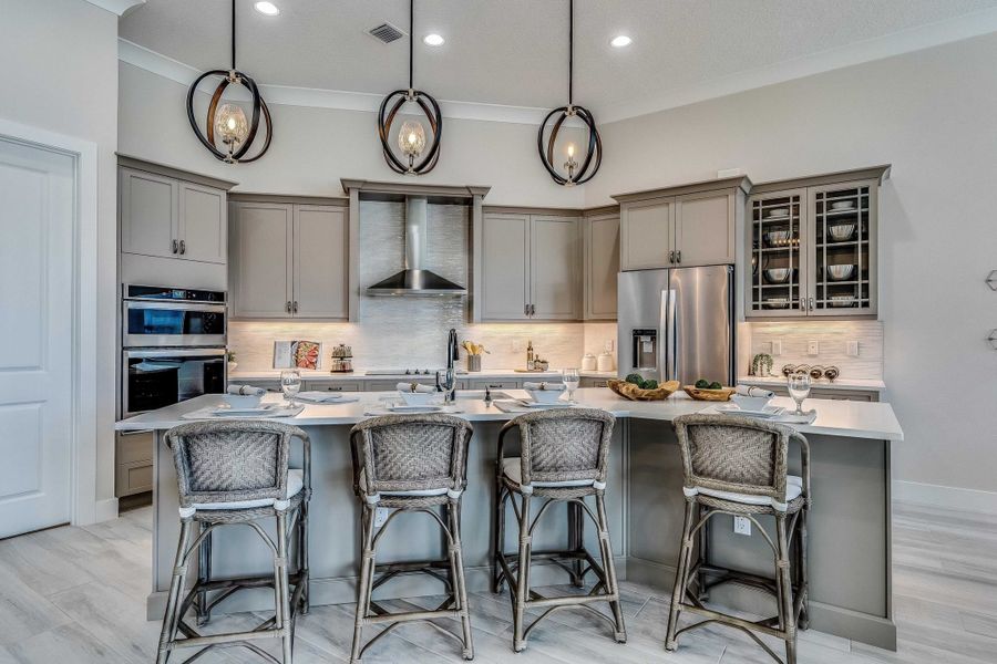 Furnished interior view inside a new home in Bent Pine Preserve, Vero Beach (Image 4). Furnished interior view inside a new home in Bent Pine Preserve, Vero Beach (Image 4).