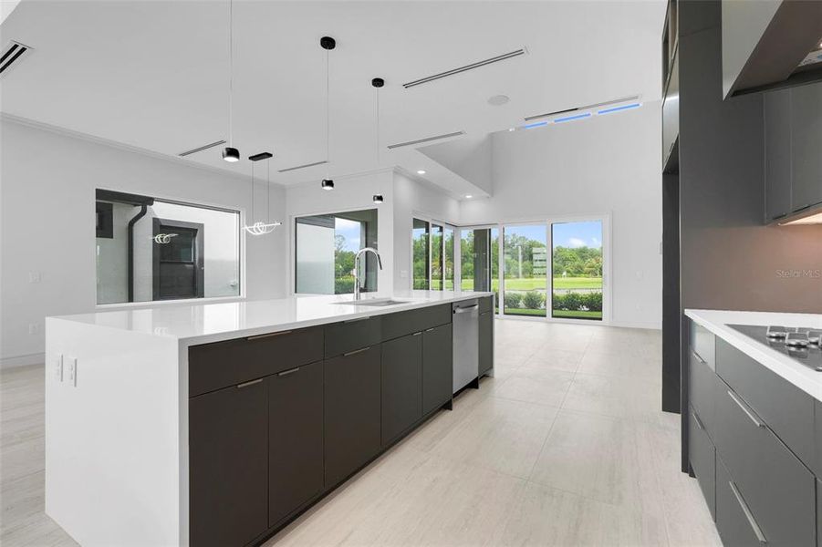 Furnished interior view inside a new home in Hampton Green at Providence, Davenport (Image 16).
